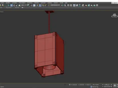 Achilles Pendant Light Low-poly 3D model