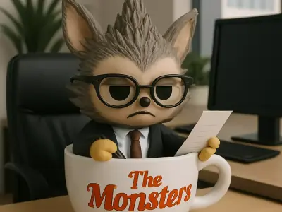 Labubu Office Brew  fant ART 2 3D print model