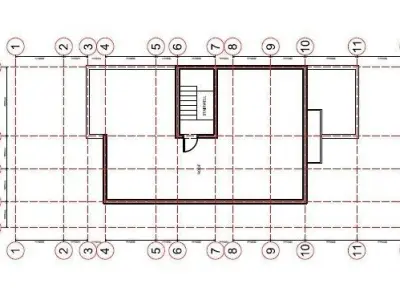 Social House Concept 3D model