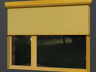 Balcony Door and Glazing 3D model