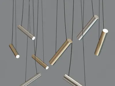 Pepo Pendant Light Collection 3D model