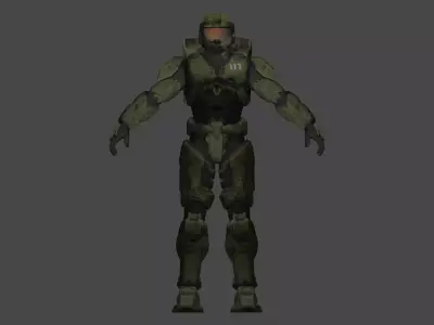 Master Chief - Spartan-117 3D Model Low-poly 3D model