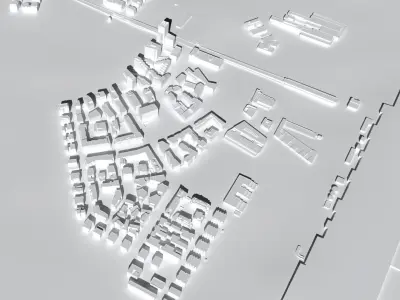 Aspern Seestadt Vienna Austria 3D print model