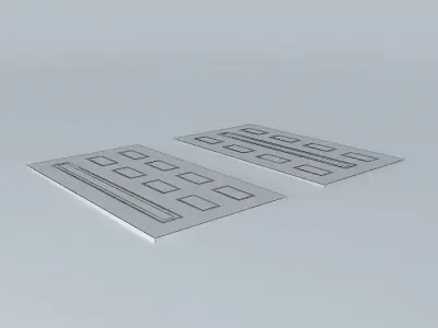 Red doors 3D model