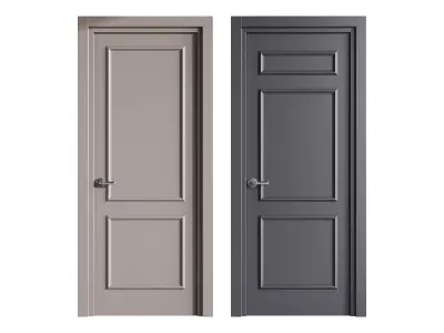 Modern entrance door 89 3D model