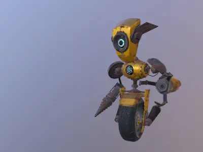 Construction Robot 3D model