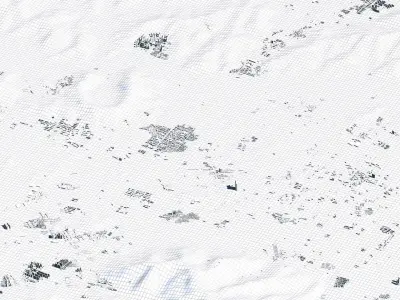 Daegu South Korea City Landscape 3D Model 3D model