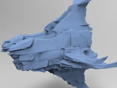 Star Glider Ship 2  3D model