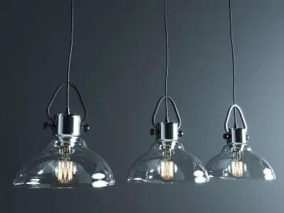 Modern Chandelier 2 3D model purchase