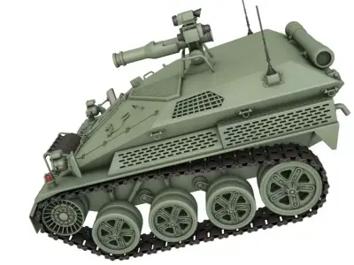 Wiesel A1 TOW AWC Tank 3D model