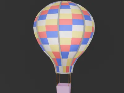Indirect lighting for balloons 3D model