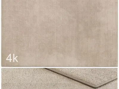 Carpet set 3105 - Wool Rug - 4k 3D model