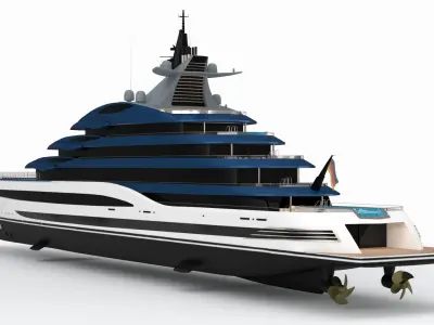  Deep Blue Superyacht 