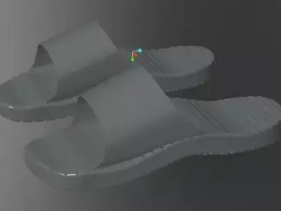 Nice free slippers next door Free 3D model