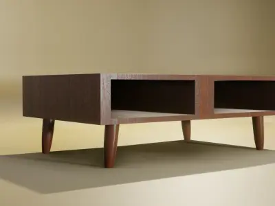 modern table 3D model buy