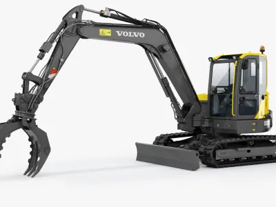  Volvo ECR88D Compact Excavator 