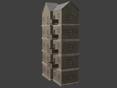 House Model 69 Low-poly 3D model