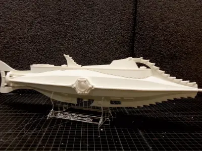 Nautilus submarine on table 3D print model