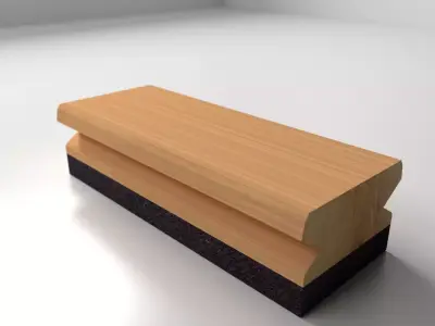 Chalkboard Eraser 3D model