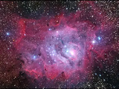 Lagoon Nebula 3D model