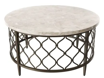 Akbar Coffee Table By World Menagerie 3D model