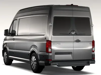 WV Crafter Van 2017 3D model