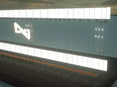 concert scene  3D model