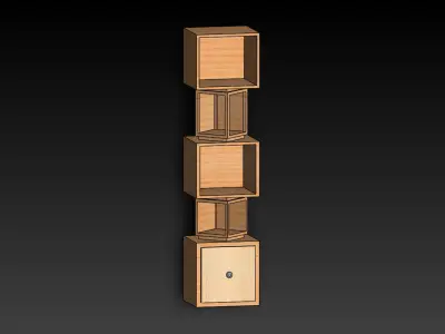 Book Shelf 1 Free 3D model