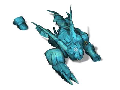 Mechanical corpse 01 3D model