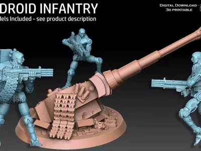Android Infantry 3D print model