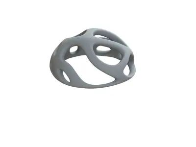 SciFi Cube Object No 45678 Low Poly Shape Low-poly 3D model