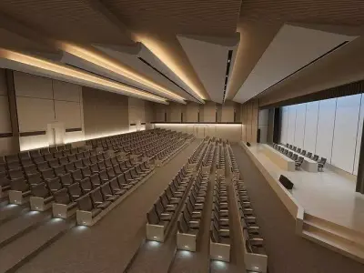 Conference Hall 5 3D model 3D model