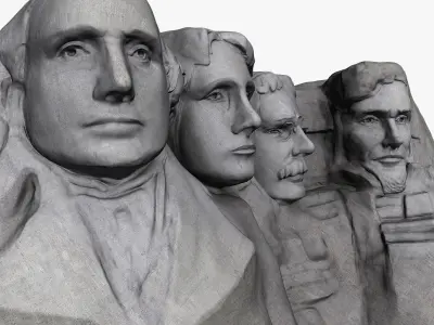 Mount Rushmore 3D model