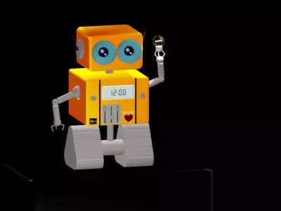 3d spline robot model 3D model