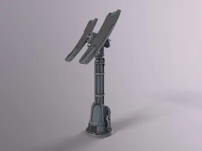 Sci fi prop Satellite Antenna Low-poly 3D model