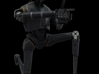 K2SO from Rogue one Low-poly 3D model