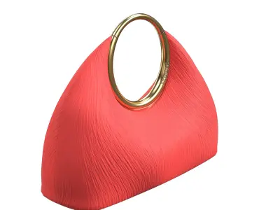 Jacquemus Le Calino fur Bag Low-poly 3D model