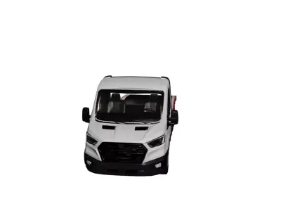 Modern Generic Flatbed Truck Contemporary Utility Transport 04 3D model