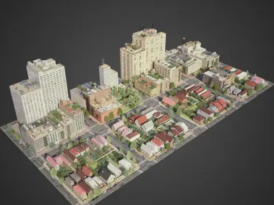 City District A4-R13 3D model