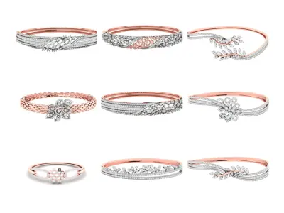 52 light weight bracelet pack ready for print  3D print model