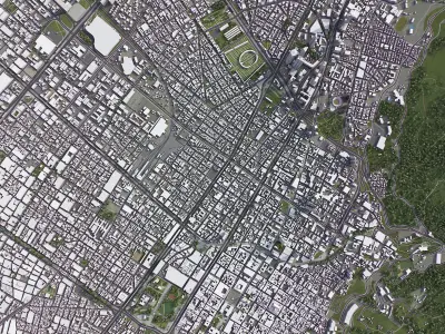 Bogota Low-poly 3D model