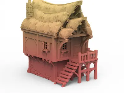 Modular Settlers Cottage 3D print model