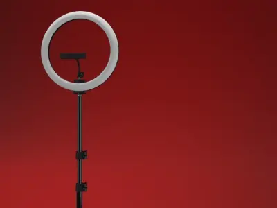 RingLight ring light on tripod Free 3D model
