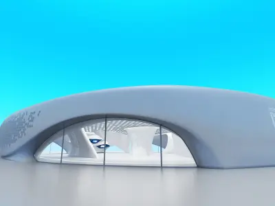  Futuristic Exbition Exterior and Interior 
