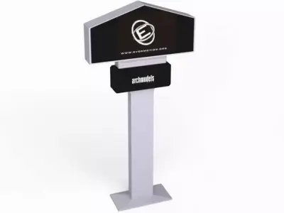 Street element sign 35913 3D model