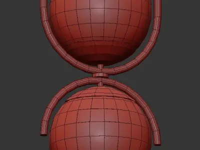 Rondure Globe Pendant Light 3D model