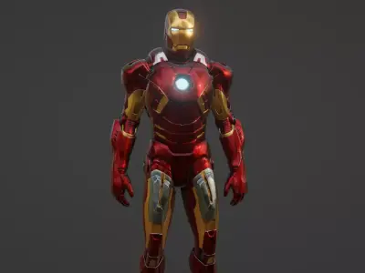 Iron Man Mark 7 - 3D Model - Blender 3D model