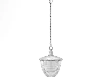 Ceiling Exterior Lamp 3D Model 3D model