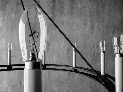 Troy Lighting - Hudson Valley Lighting Group - Sutton F6237 3D model