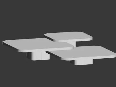 Bow Coffee Tables Classicon 3D model